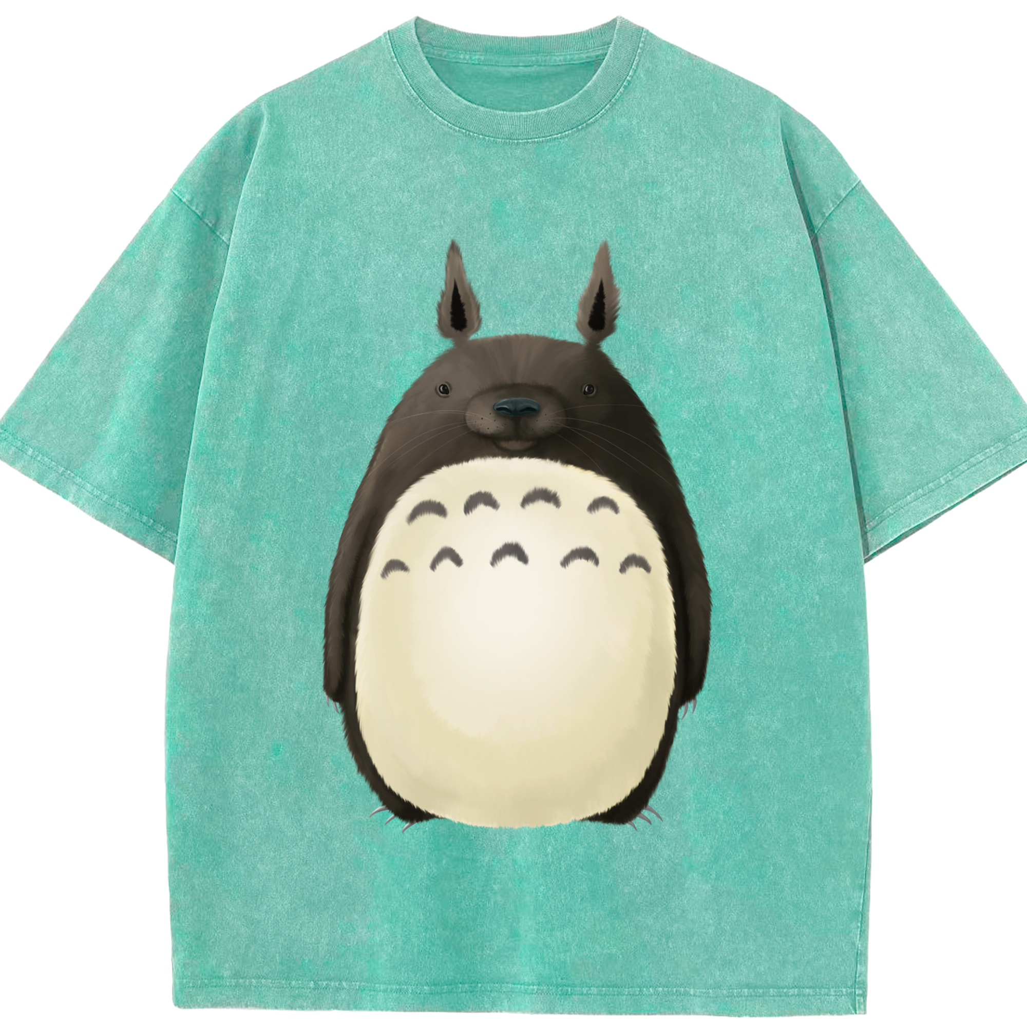 （画像用） となりのトトロ 草壁メイ 草壁サツキ My Neighbor Totoro Satsuki Kusakabe Mei Kusakabe 綿100% ヴィンテージ風 半袖Tシャツ（フロントプリント）